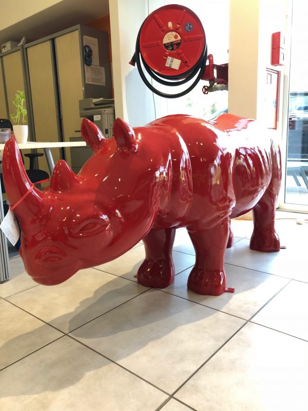 Statue Rhinocéros