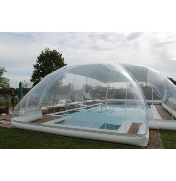 Abris dome SPA transparent Cristal total ou partiel